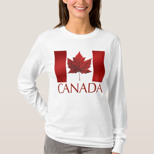 Canada Flag Jersey T_shirts Gifts Souvenir Shirts