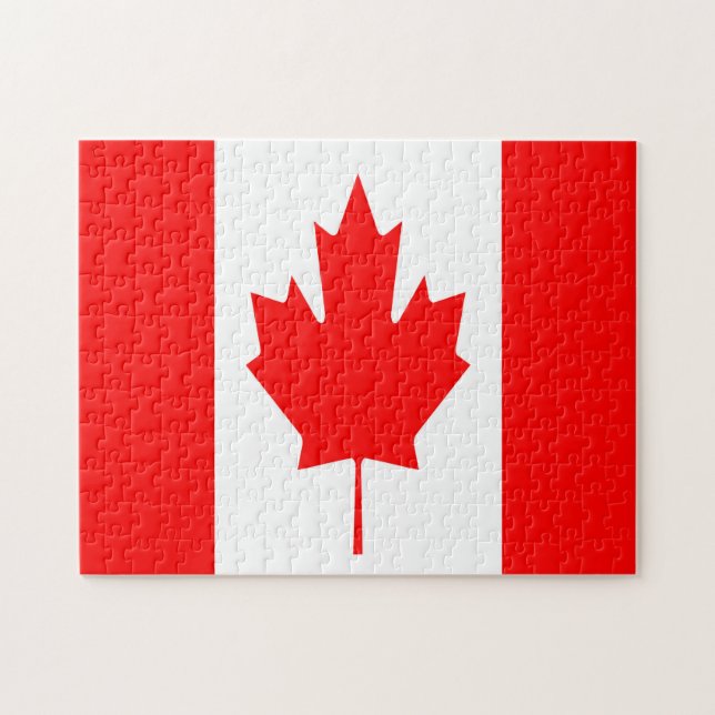 Canada Flag Jigsaw Puzzle (Horizontal)