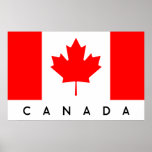Canada Flag Kanada Flagge Poster at Zazzle