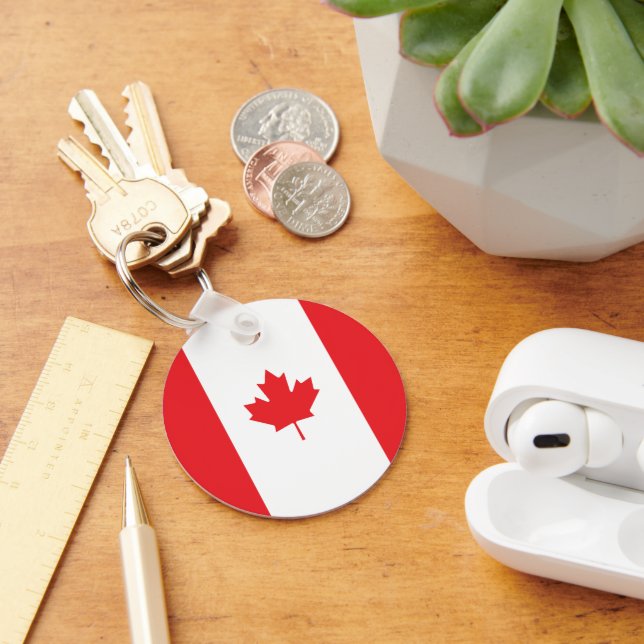 Canada flag keychain (Desk)