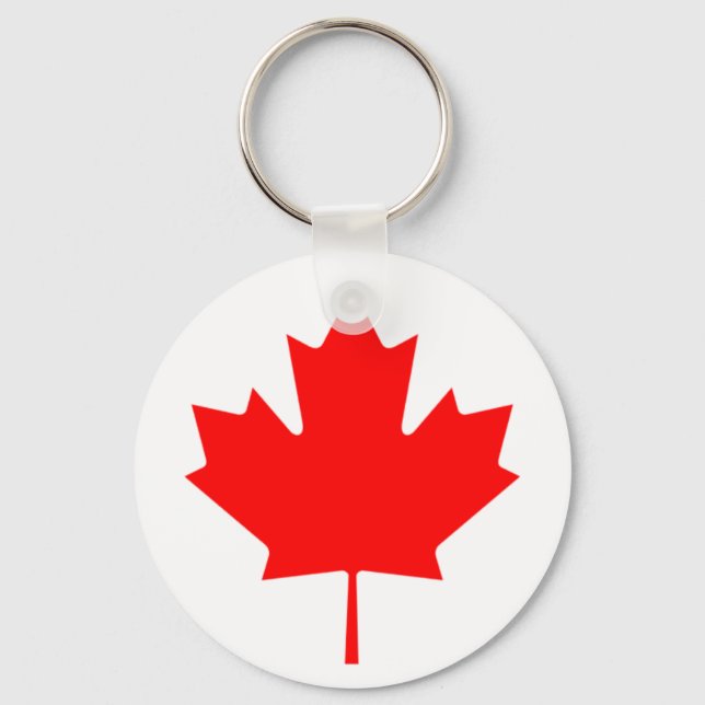Canada flag keychain (Front)