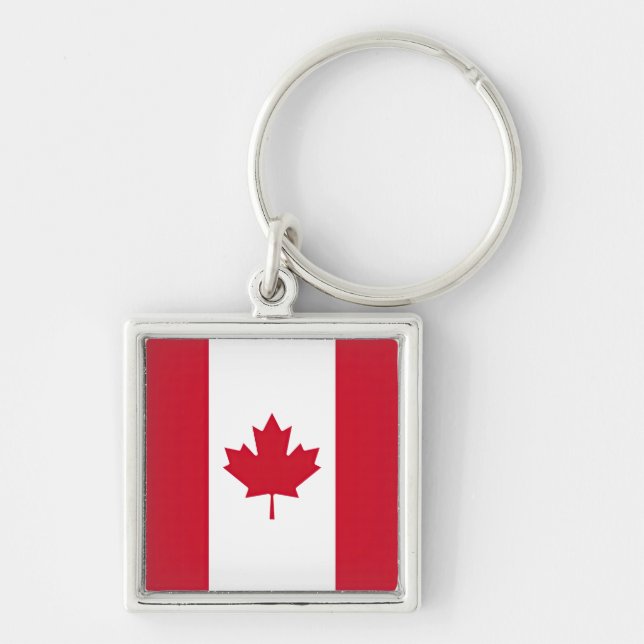 Canada Flag Keychain (Front)