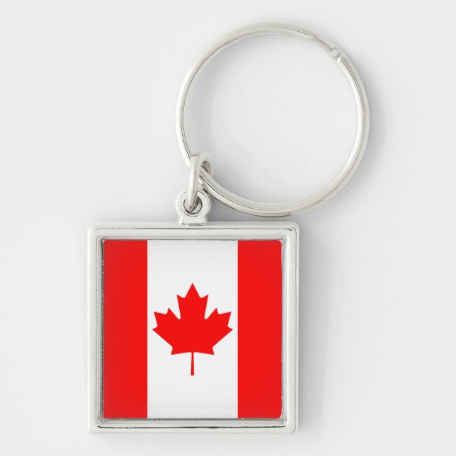 Canada Flag Keychain (Front)