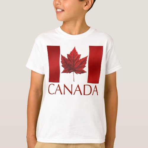 Canada Flag Kids Shirt Canada Kids Souvenir Tops