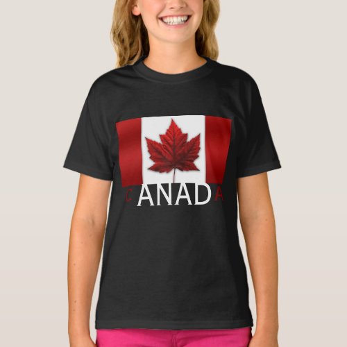 Canada Flag Kids T_Shirt Canada Eco_Friendly Gift