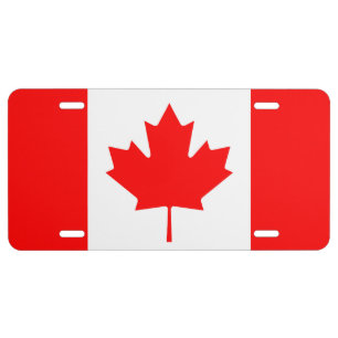 Canada Flag License Plate