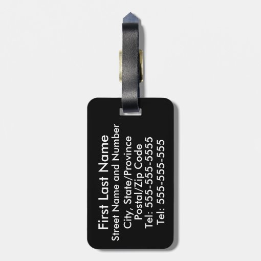 Canada Flag Luggage Tag (add your address on back) Zazzle