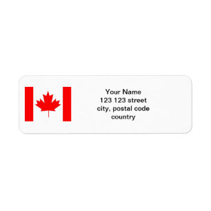 Canada flag,make your own flag labels