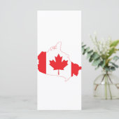 Canada Flag Map (Standing Front)