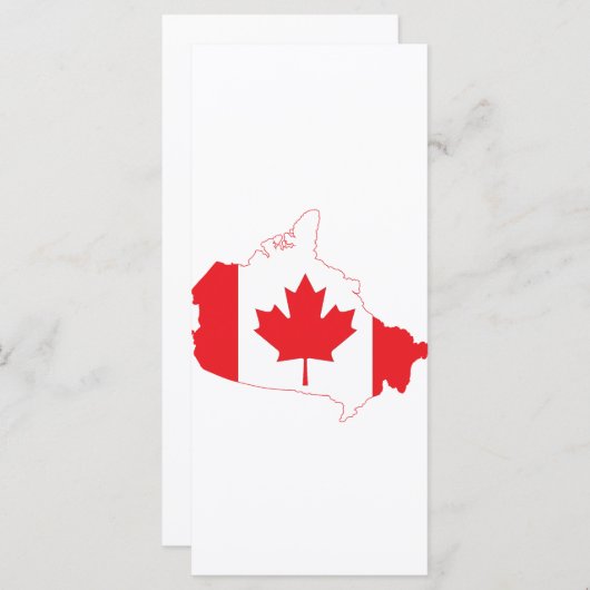 Canada Flag Map (Front/Back)