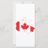 Canada Flag Map (Front)