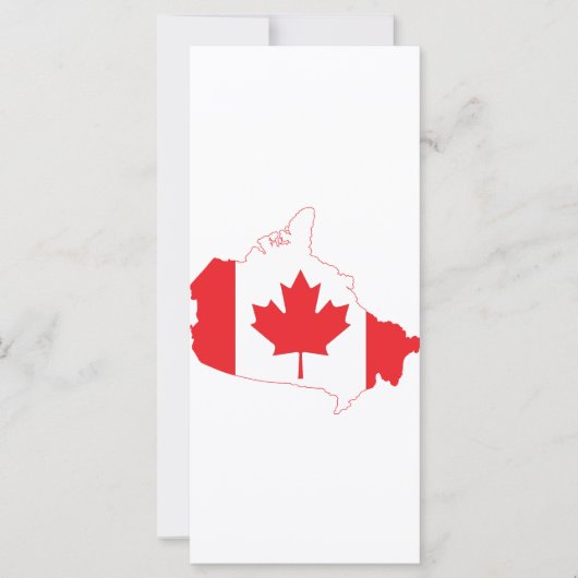 Canada Flag Map (Front)