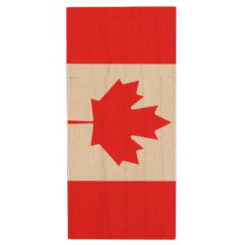 Canada Flag Maple Leaf Flash Drive by Lighthouse_Route at Zazzle