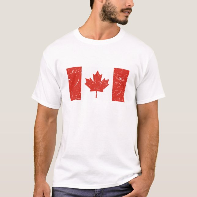 Canada Flag Men's T-Shirt (Front)