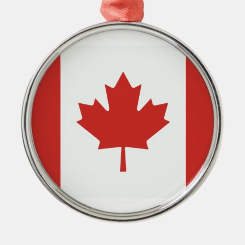 Canada Flag Metal Ornament