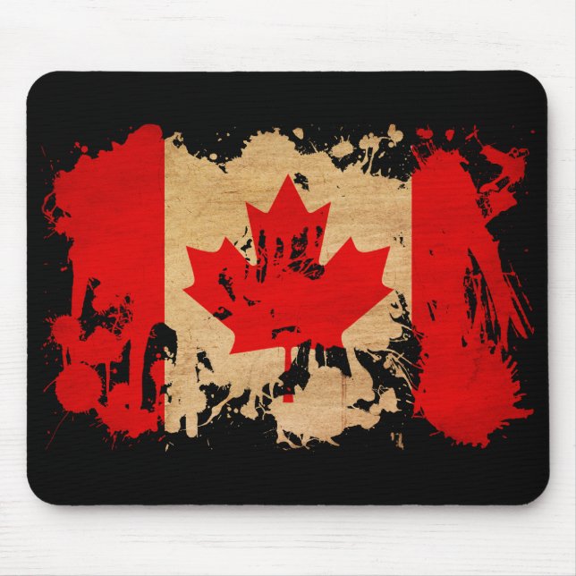 Canada Flag Mouse Pad (Front)
