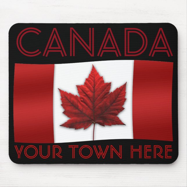 Canada Flag Mousepad Canada Maple Leaf Mousepad (Front)