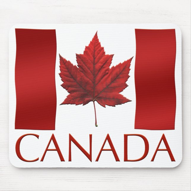 Canada Flag Mousepad Canada Maple Leaf Mousepad (Front)
