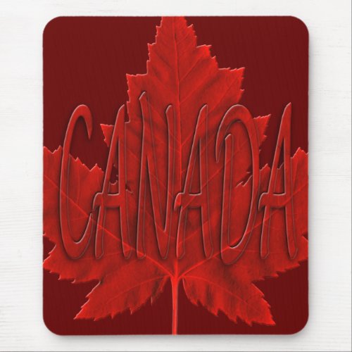 Canada Flag Mousepad Canada Maple Leaf Mousepad