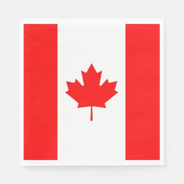 Canada flag napkins (Front)