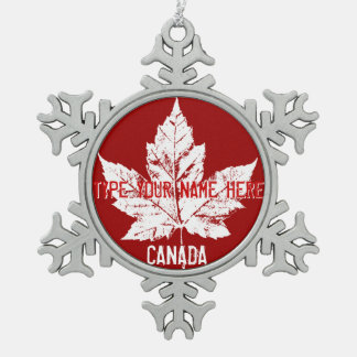 Canada Flag Ornament Personalized Canada Souvenir