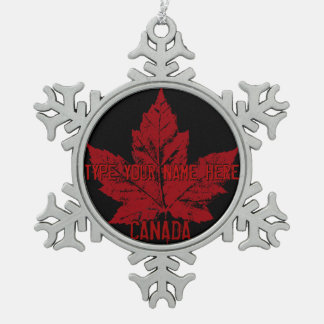 Canada Flag Ornament Personalized Canada Souvenir