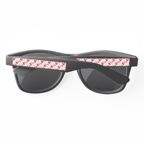 CANADA FLAG Patriotic Maple Leaf Sunglasses