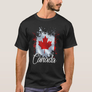 Canada Flag Patriotic Pride Country Canadian Maple T-Shirt