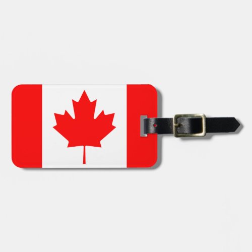 Canada flag Personalized Travel tag Luggage Tag