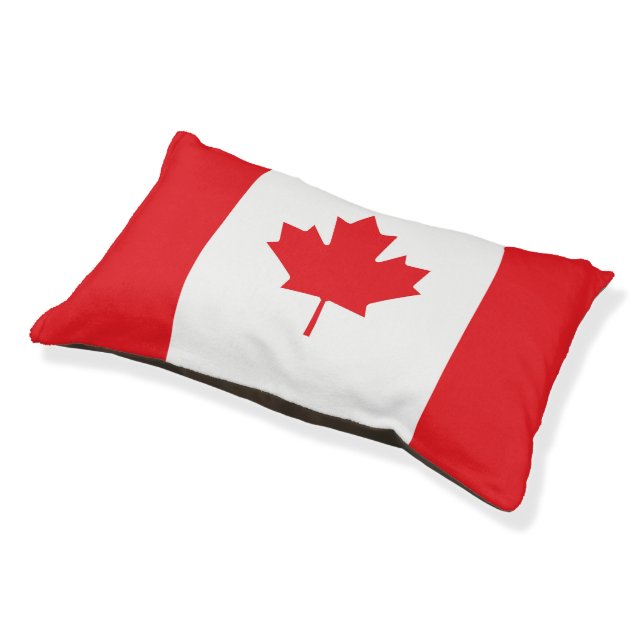 Canada flag pet bed (Angled)