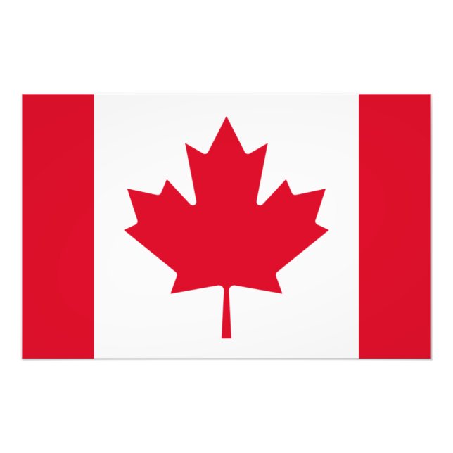 Canada Flag Photo Print (Front)