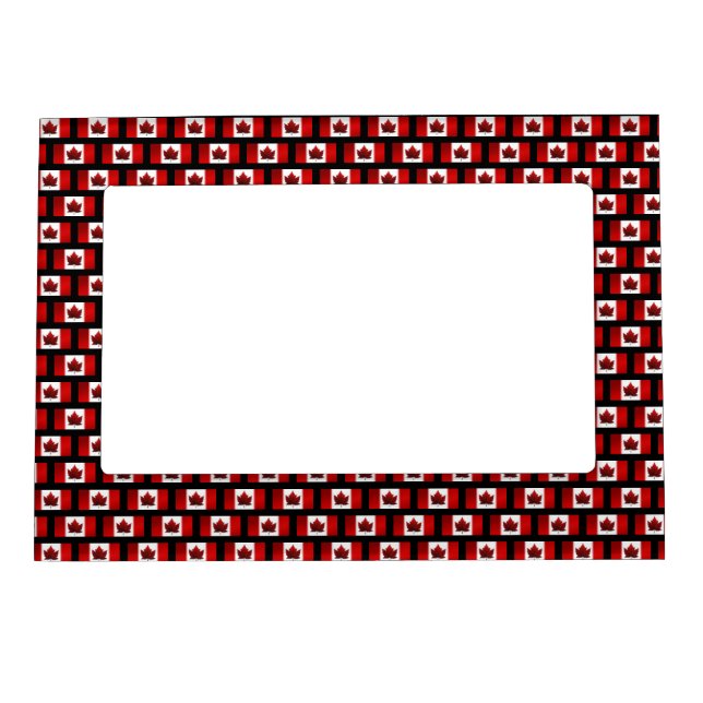 Canada  Flag Picture Frames - Personalized (Front)