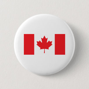 Canada Flag Pinback Button