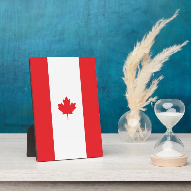 Canada flag plaque (Side)