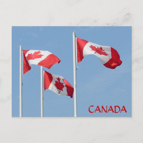 Canada Flag Postcards Canadian Souvenir Postcards