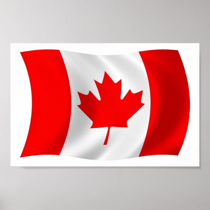 Canada Flag Poster Print