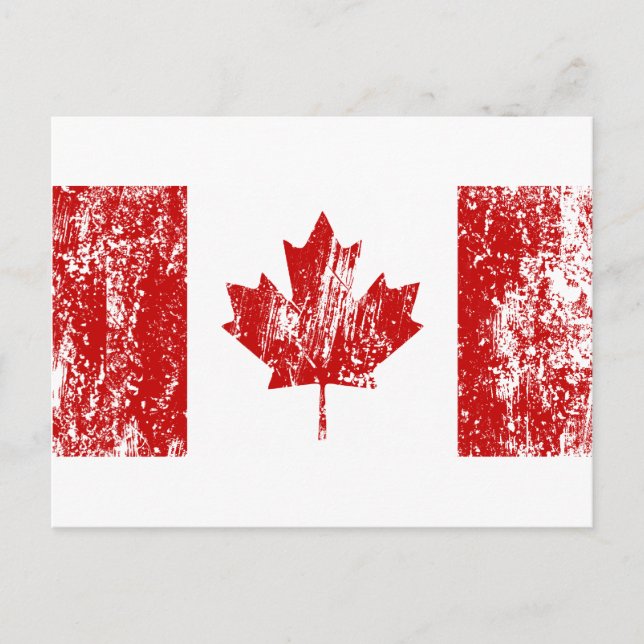 Canada Flag Pride Postcard (Front)