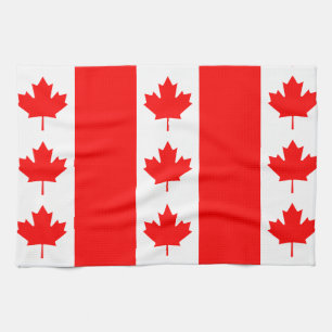 Canada Flag Proudly Canadian Oh Canada! Nation Towel