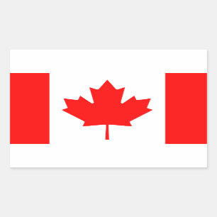 Canada Flag Rectangular Sticker