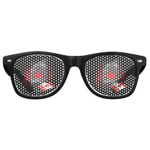 Canada flag retro sunglasses