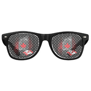 Canada flag retro sunglasses