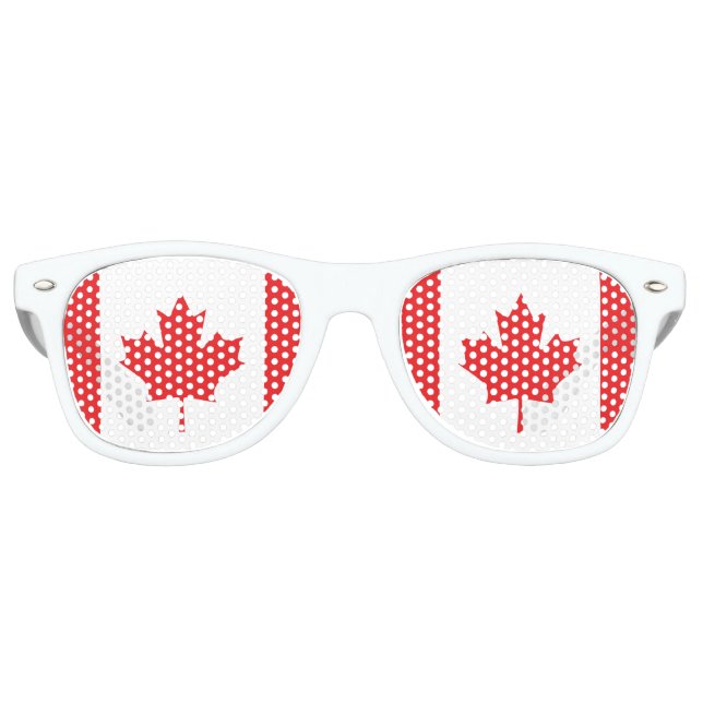 Canada Flag Retro Sunglasses (Front)