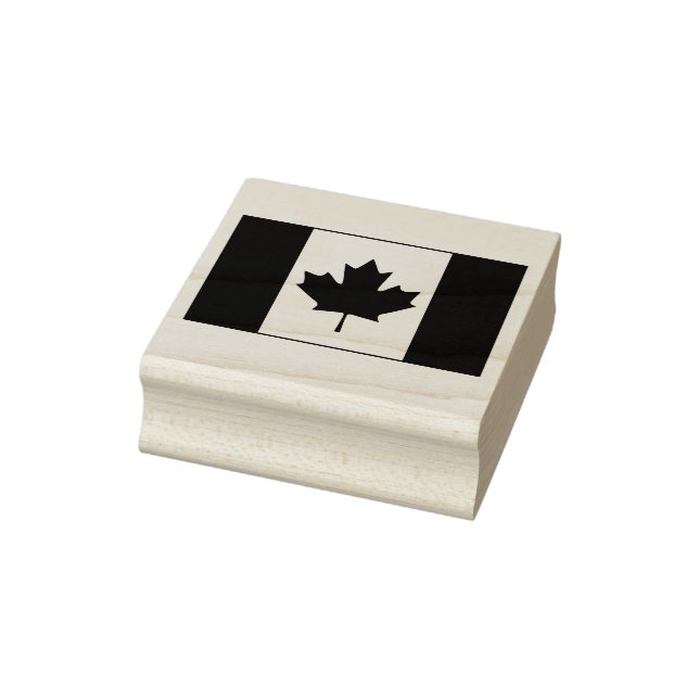 Canada Flag Rubber Stamp (Stamp)