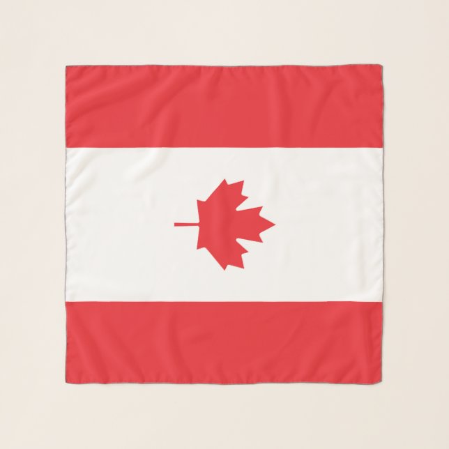 Canada flag scarf (Front (Horizontal))