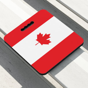 Canada flag seat cushion