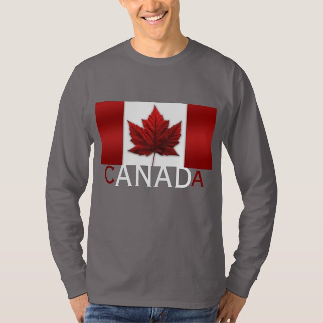 Canada Flag Shirt Canada Souvenir Shirts & Gift (Front)