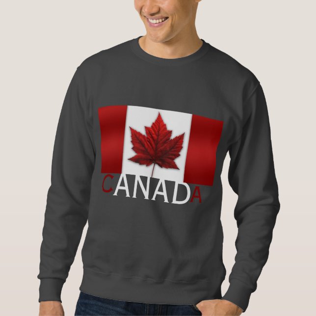 Canada Flag Shirt Canada Souvenir Sweatshirts (Front)