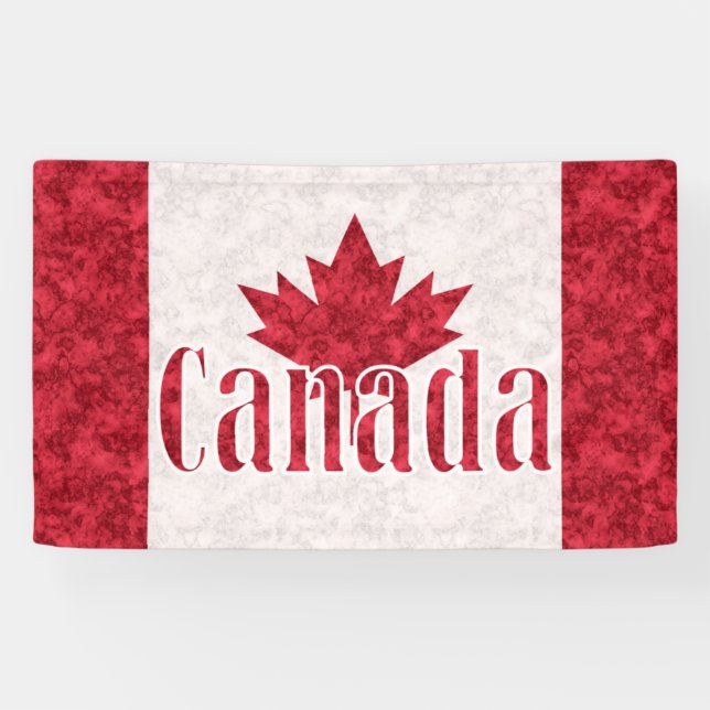 Canada, flag shower  banner (Horizontal)