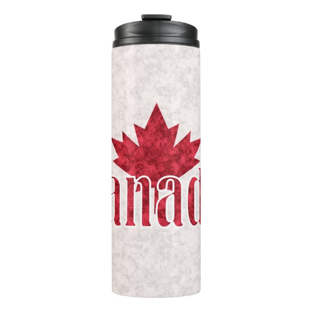 Canada, flag shower thermal tumbler (Front)