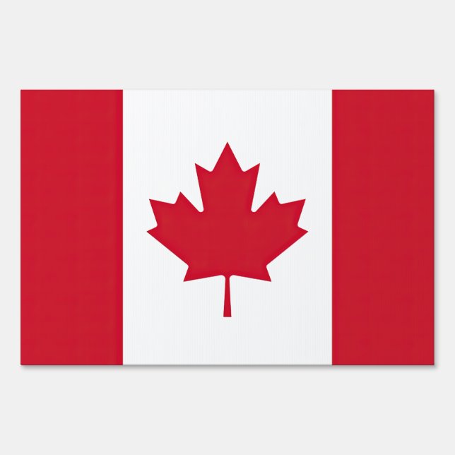 Canada Flag Sign (Front)